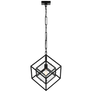 Cubed Medium Pendant, a premium Pendant light by Visual Comfort & Co. Close - up image of its design.