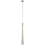 Utopia Tall Pendant in Polished Nickel