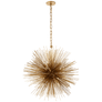 Strada Medium Round Chandelier in Gild