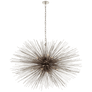Strada Large Oval Chandelier, a premium Chandelier light by Visual Comfort & Co. Close - up image of its design.