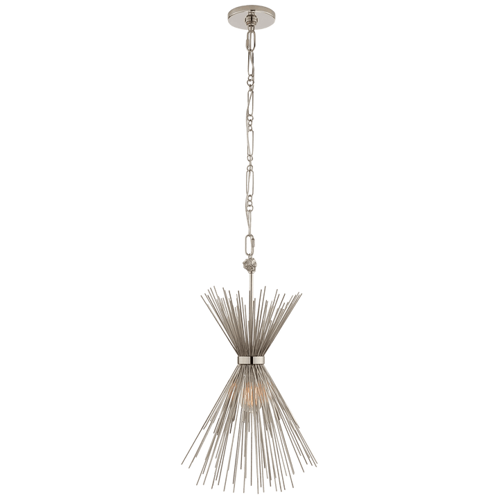 Strada Small Chandelier, a premium light by Visual Comfort & Co. Close - up image of its design.