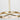 Covet Large Ring Chandelier in Antique-Burnished Brass and Alabaster