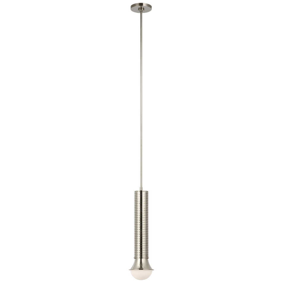 Precision Petite Elongated Pendant, a premium Pendant light by Visual Comfort & Co. Close - up image of its design.