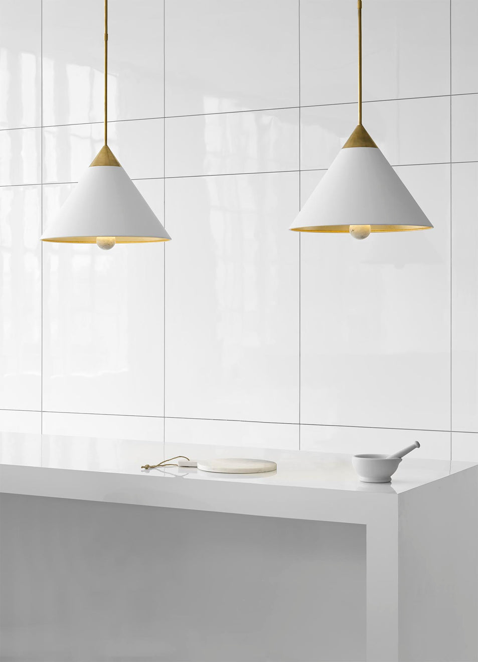 Cleo Pendant, a premium Pendant light by Visual Comfort. Close - up image of its design.