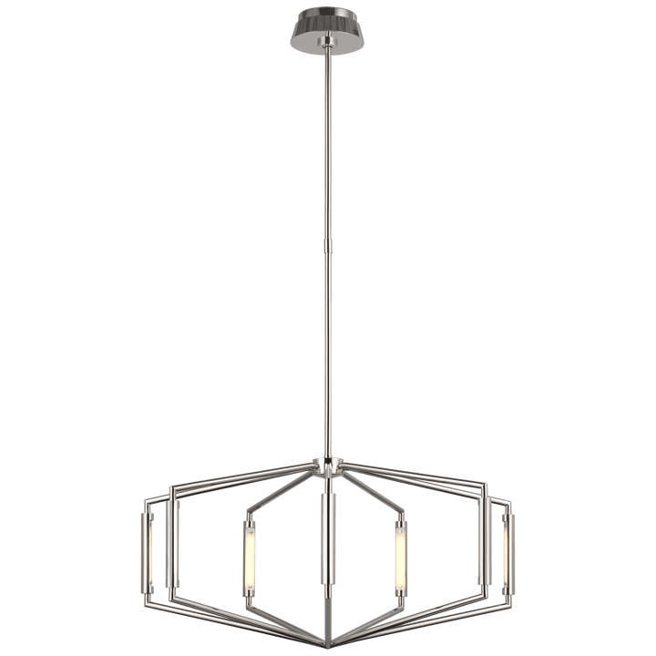 Appareil 30" Low Profile Chandelier, a premium Chandelier light by Visual Comfort & Co. Close - up image of its design.
