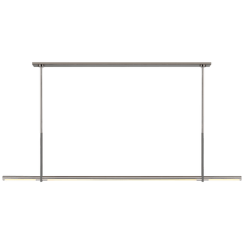 Axis Large Linear Pendant in Polished Nickel