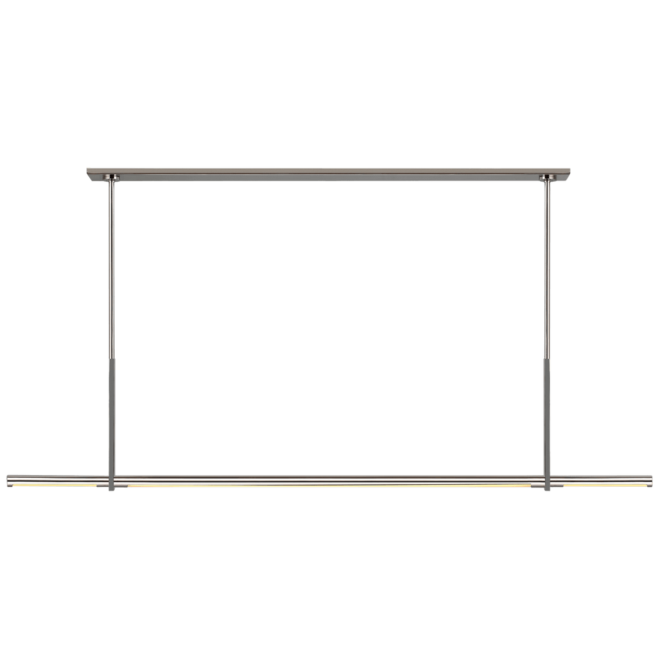 Axis Large Linear Pendant in Polished Nickel