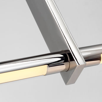 Axis Large Linear Pendant in Polished Nickel