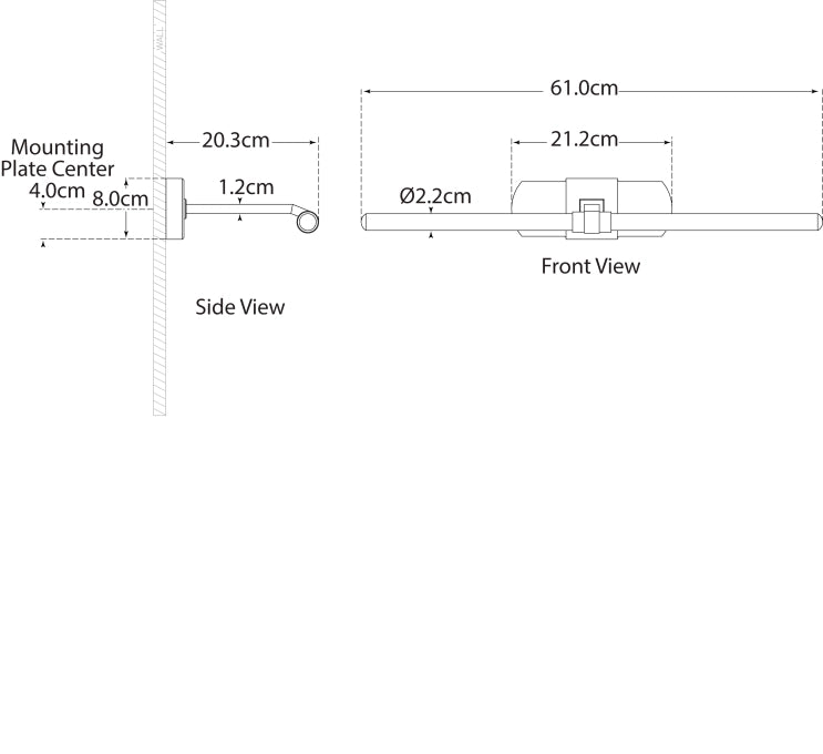 Langley 24" Picture Light Blueprint