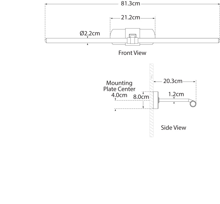 Langley 32" Picture Light Blueprint