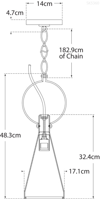 Limoges Small Pendant Blueprint