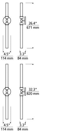 Linger 2-Light Wall Sconce Blueprint