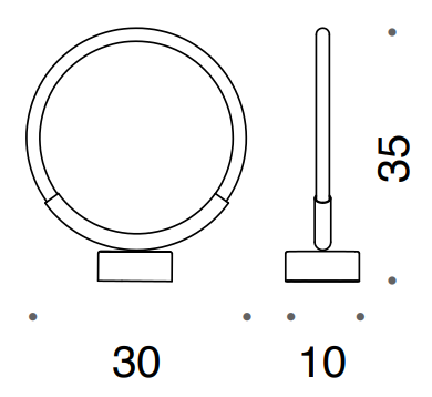 Loop Large Table Lamp Blueprint