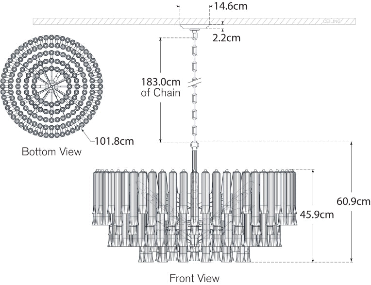 Lorelei X-Large Chandelier Blueprint