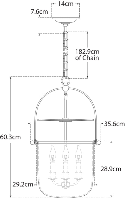 Lorford Small Smoke Bell Lantern Blueprint