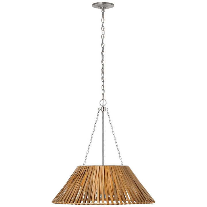 Corinne 24" Wrapped Hanging Shade, a premium Hanging Shade light by VCGallery Italy. Close - up image of its design.