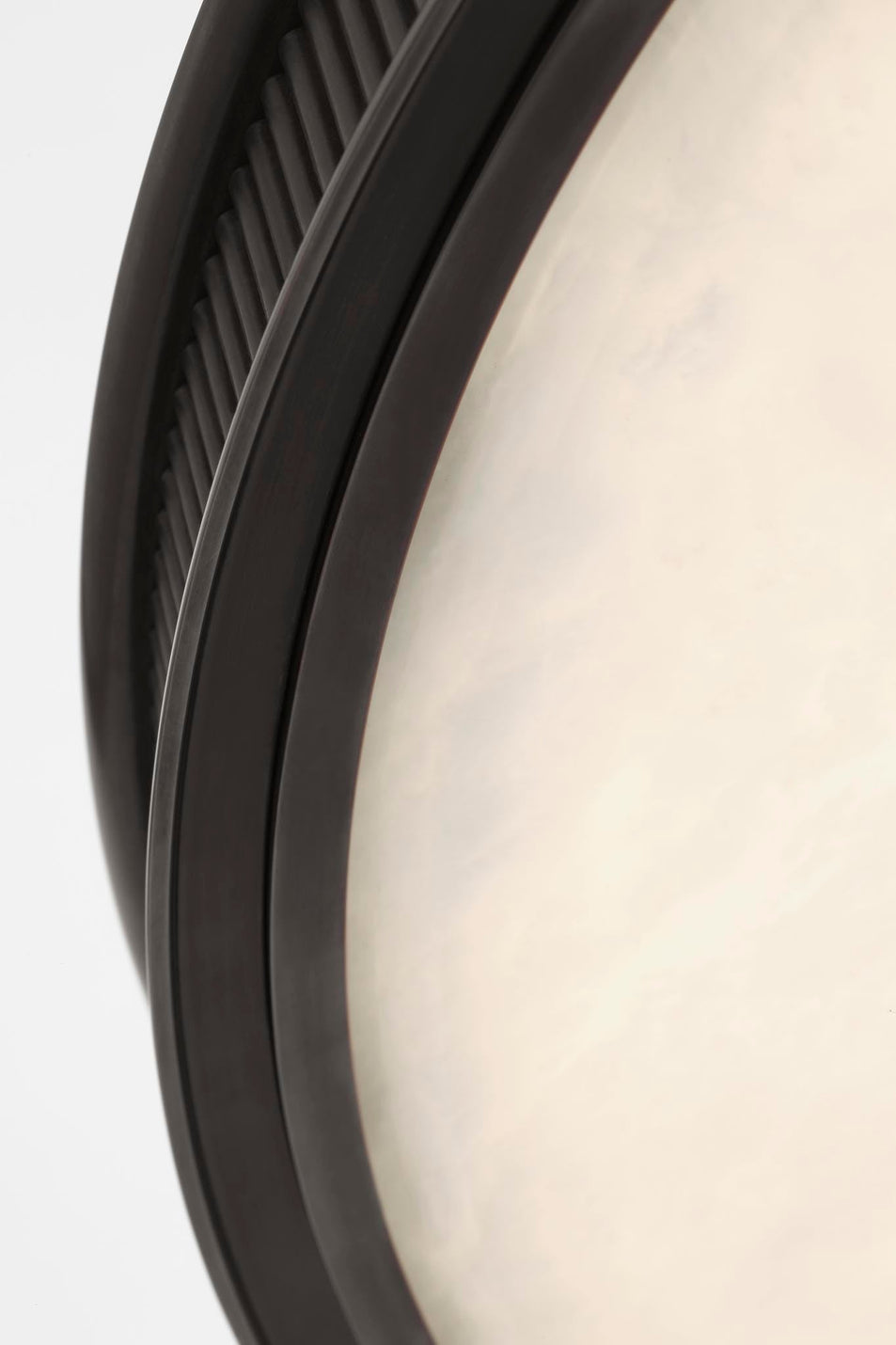 Matthew 24" Chandelier in Bronze with Alabaster