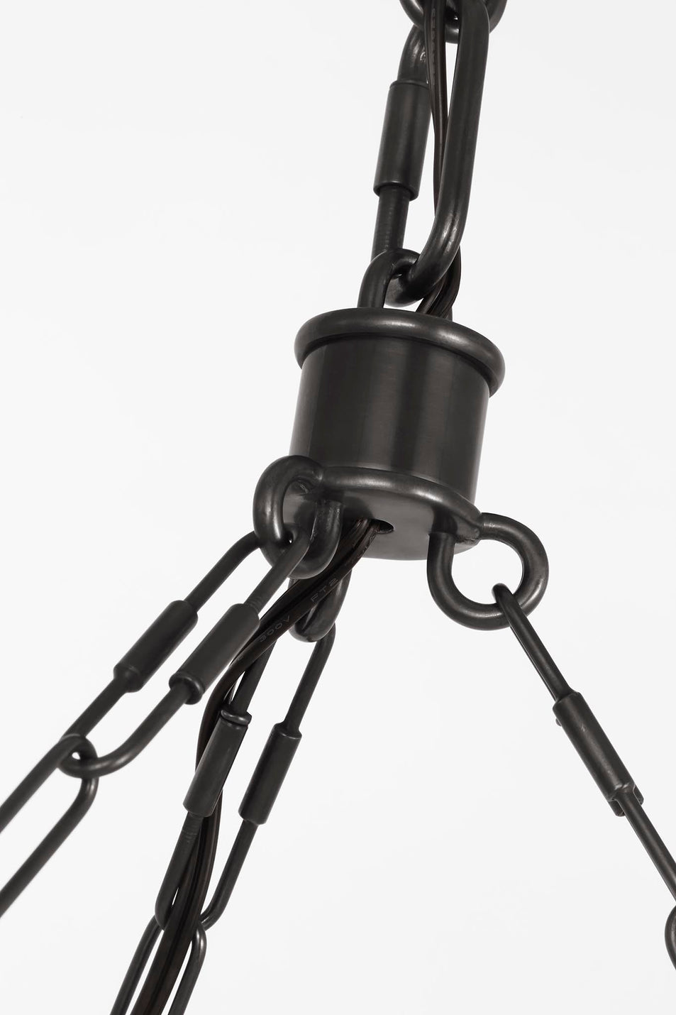 Matthew 40" Chandelier in Bronze with Alabaster