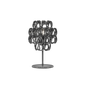 Minigiogali Medium Table Lamp - Glossy Chrome / Crystal Black Nickel