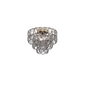 Minigiogali Medium Ceiling Lamp - Matt Bronze / Crystal Smoky