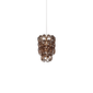 Minigiogali Medium Pendant - Matt Bronze / Crystal Copper