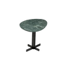 High Lamp Table with Marble Top / 54x55x44.5cm