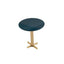 Round Side Table with Lacquered Top / 54x55cm