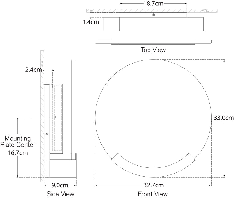Melange 13" Sconce Blueprint
