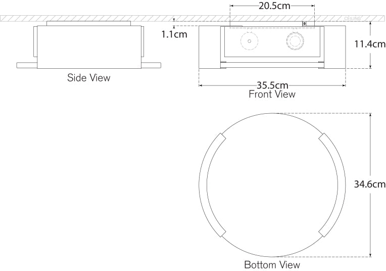 Plafoniera Piccola Melange Progetto