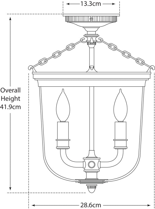 Merchant Semi-Flush Blueprint