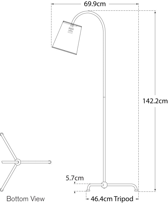 Mia Floor Lamp Blueprint
