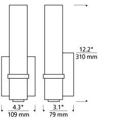 Milan 13 Bath Sconce Blueprint