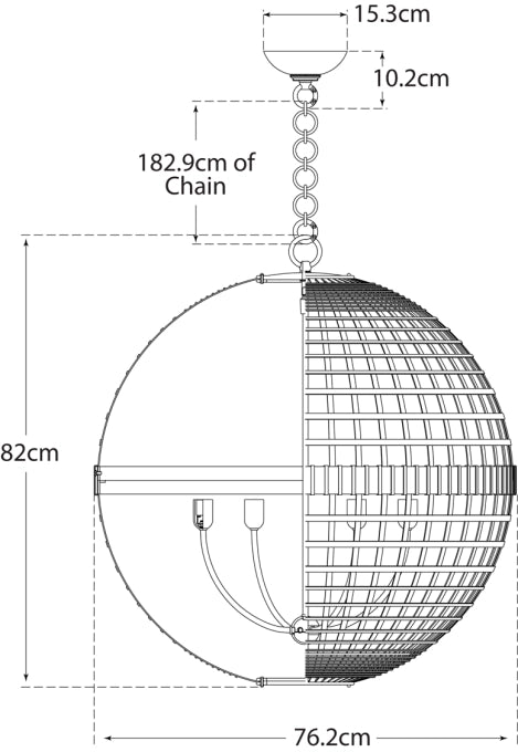 Mill Large Globe Lantern Blueprint