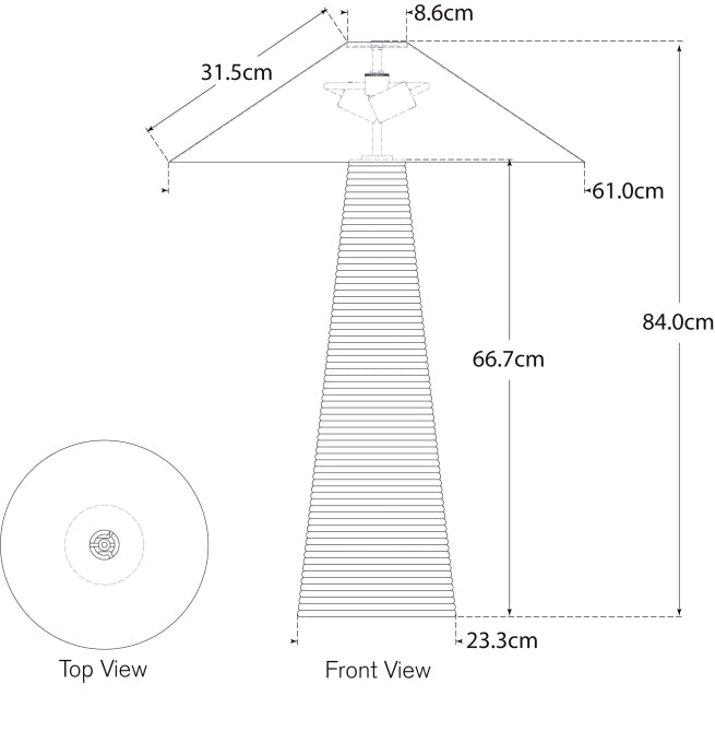 Miramar Table Lamp Blueprint