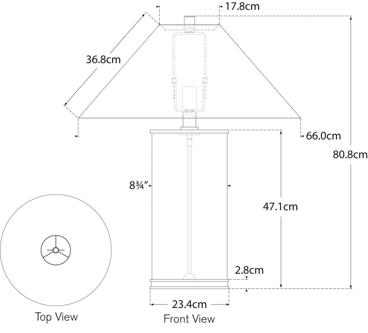 Modern Table Lamp Blueprint