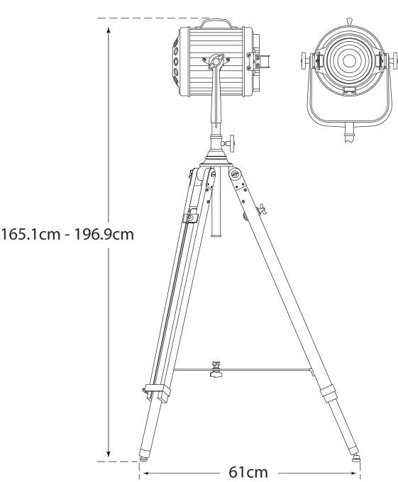 Montauk Search Light Floor Lamp Blueprint
