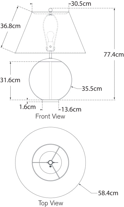 Morton Large Table Lamp Blueprint