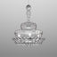 Glossy Chrome / 64x80cm Bianco a righe
