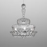 Glossy Chrome / 64x80cm Bianco a righe