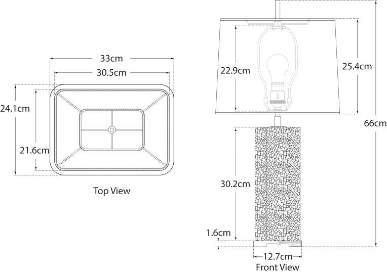 Niki Medium Table Lamp Blueprint
