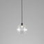 Glossy Black Nickel / Bianco cristallo