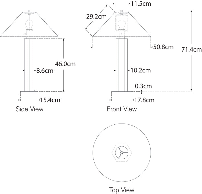 Olivier Medium Table Lamp Blueprint
