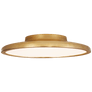 Dot 13" Flush Mount in Natural Brass