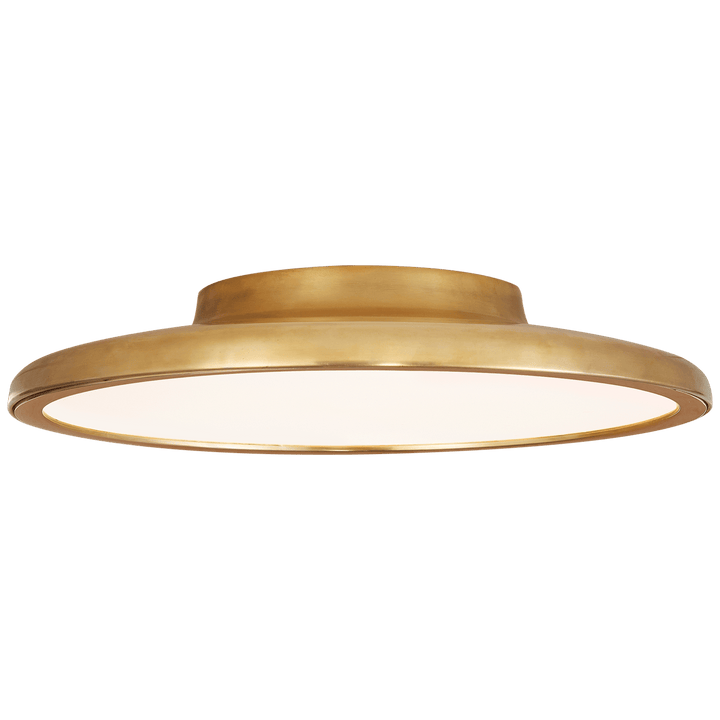 Dot 13" Flush Mount in Natural Brass