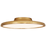 Dot 16" Flush Mount in Natural Brass