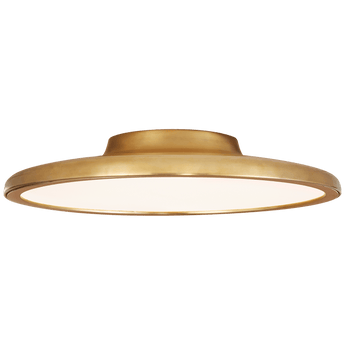 Dot 16" Flush Mount in Natural Brass