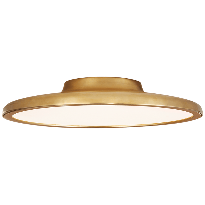 Dot 16" Flush Mount in Natural Brass