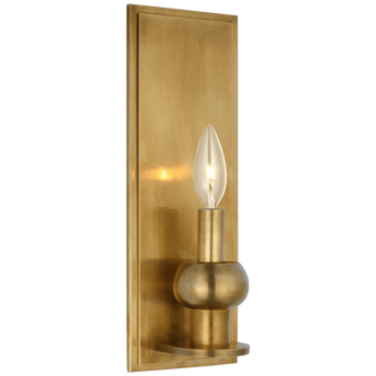 Comtesse Medium Sconce in Hand-Rubbed Antique Brass