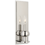 Comtesse Medium Sconce in Polished Nickel