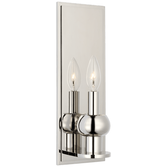 Comtesse Medium Sconce in Polished Nickel